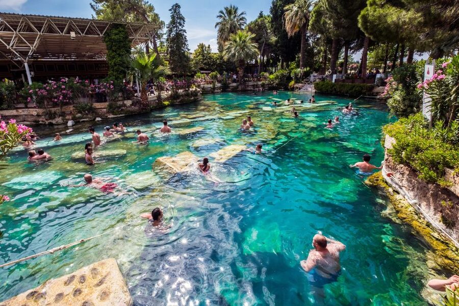 Antalya: Pamukkale Hot Springs & Hierapolis Small Group Tour - Pamukkale Hot Springs: terraces, temperature, and timing your photos