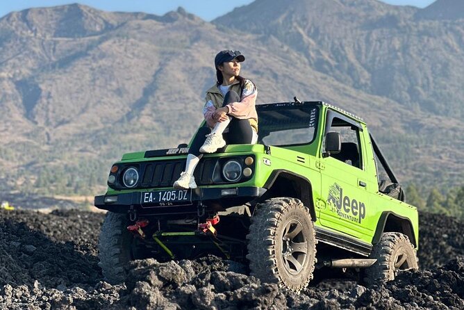 Bali Mount Batur Jeep Sunrise and Black Lava Jeep Tour - Black Lava and Sand Fields: Seeing Bali’s Volcanic Side Up Close