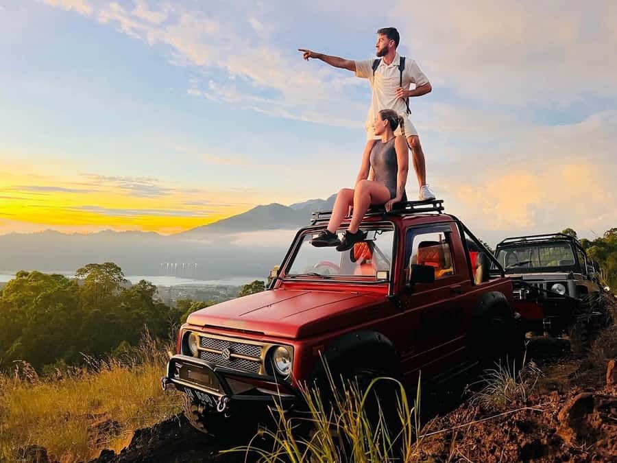 From Ubud: Mount Batur Shared Jeep Sunrise & Hot Spring Tour - The Sunrise Moment: Stars, Silhouettes, and the Volcano Reveal