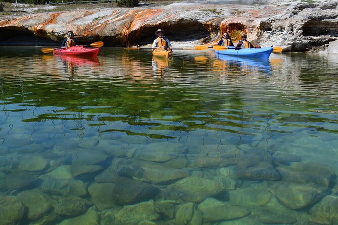 Lake Yellowstone Half Day Kayak Tours Past Geothermal Features - Meet at Grant Village Marina: Gear, Pace, and Group Size