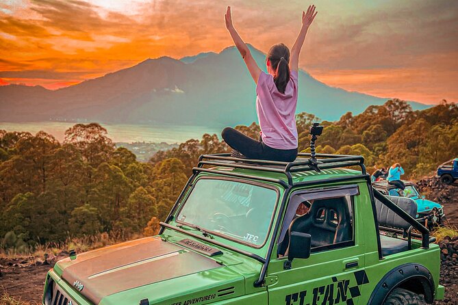 Mount Batur Jeep Sunrise Tour - All Inclusive - On the mountain: sunrise viewpoints, black lava, and eruption talk