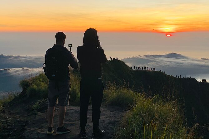 Mount Batur Sunrise Hike And Natural Hot Spring - Flashlight Trek with Poles: How the Climb Is Set Up