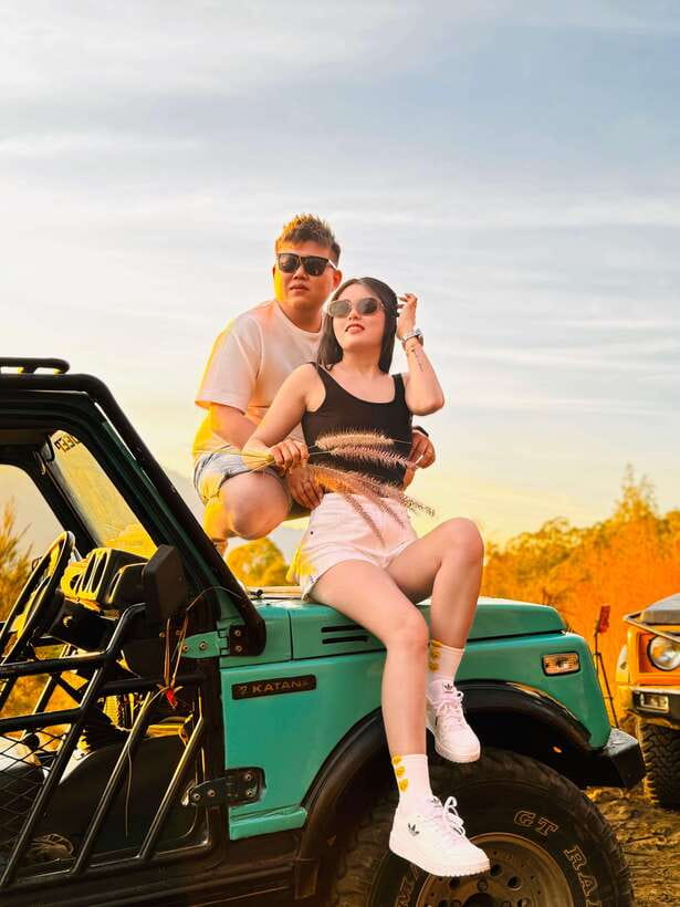 Mount Batur Sunset/Sunrise Jeep Tour & Natural Hot Springs - Sunrise Option: Early Pickup, Big Sky, Then Black Lava
