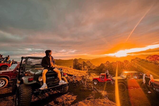 Mt Batur Sunrise Jeep & Natural Hot Spring Tour - Stop 1: Mount Batur sunrise, black lava views, and the jeep ride feel