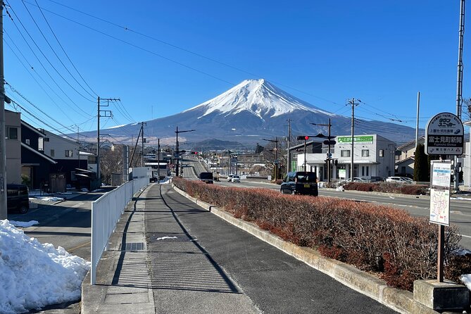 Mt FUJI - Panoramic Tour w/ Hoto Lunch, JP Sake & Onsen tatto OK! - Shinjuku 7:30am to Nishikatsura-cho: Fuji Before You Even Catch Your Breath