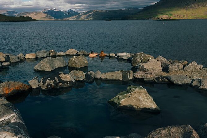 Small-Group Golden Circle, Hvammsvík Spa with Ticket & Crater - Stop 6: Hvammsvík Hot Springs for 2 hours of geothermal seawater bliss