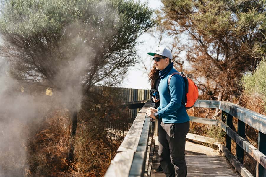 Whakarewarewa: Self-Guided Geothermal Trails - Manuka bushlands, native ferns, and edible plants